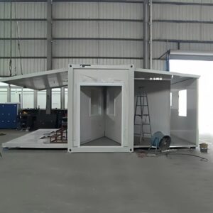 Portable House Steel Exterior Interior Effects Bedroom Bathroom 20ft 40ft Foldable Expandable Portable Container Modular House