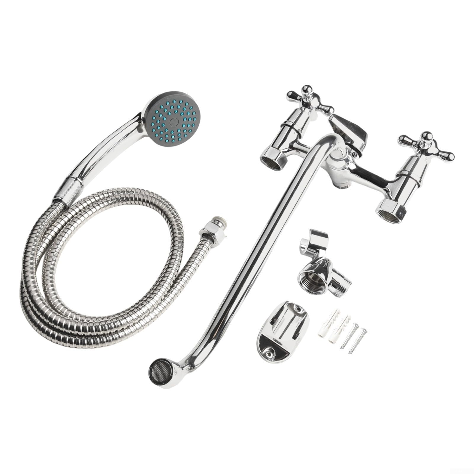 Handheld Toilet Bidet Faucet Sprayer Set Stainless Steel Bathroom Flush Shower Head Nozzle Hose Kit Bidet Attachments