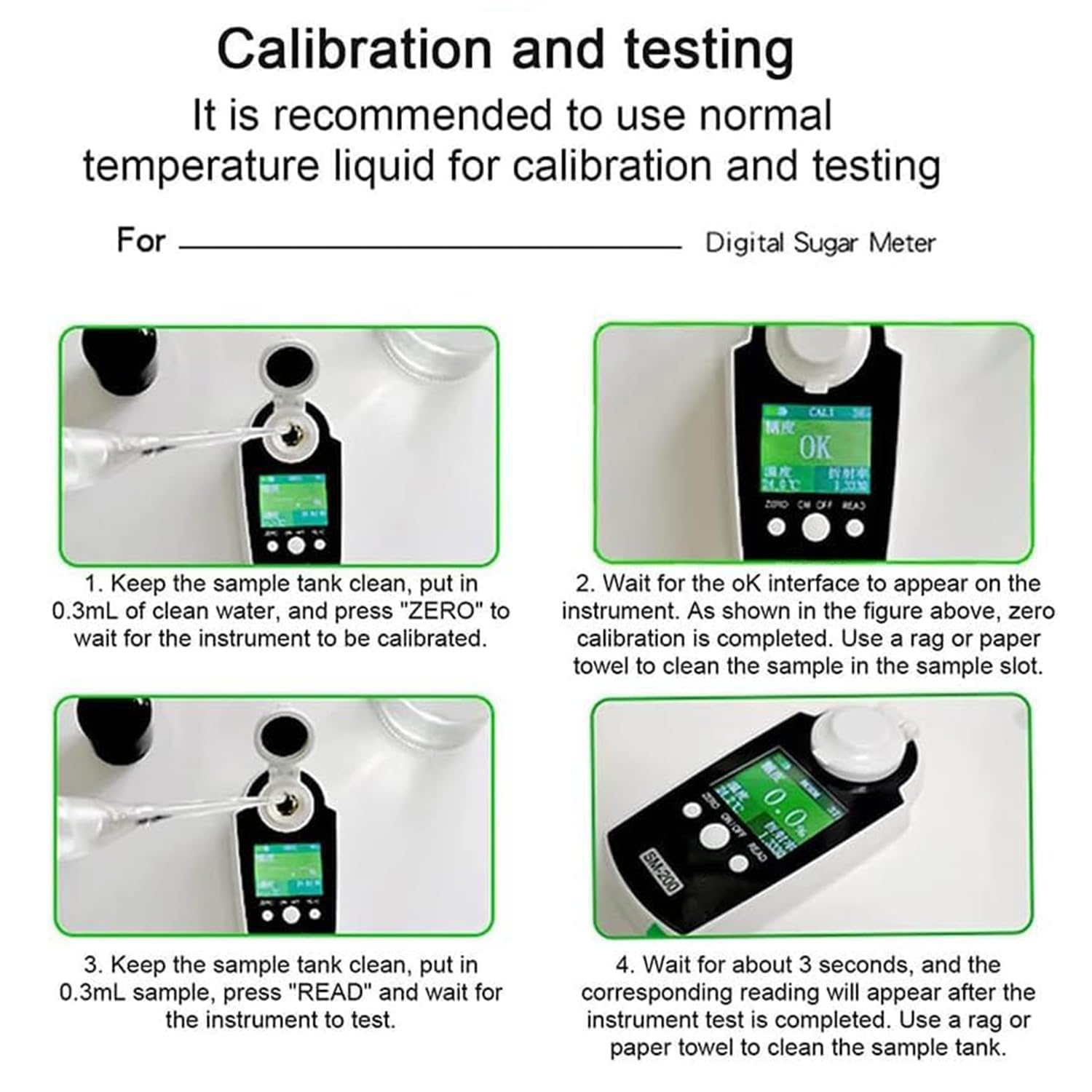 MiBoce 0-95% Handheld Brix Refractometer, Portable Digital Refractometer, with LCD Back-Light Screen, Temperature Compensation, Accuracy ±0.2%, 3s Fast Measurement, for Beverage, Fruit Juice