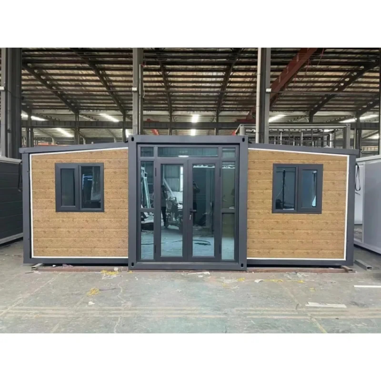 Folding Expandable Container House for 3 Bedrooms–Prefabricated Modular Home Design with Kitchen and Living Space, Ideal for Temporary Office or Vacation Use in Various Locations