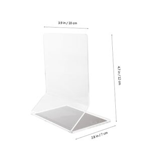 KITANDOVE 2pcs Product Sorting Divider Bookcase Dividers Snacks Dividers Goods Classification Boards Shelf Dividers for Supermarkets Supermarket Supply Classification Plates Clear Plastic