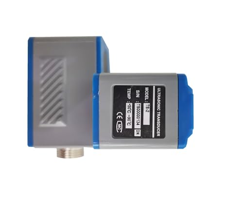 CNYST Ultrasonic Flow Meter Transducer TS-2 Small Sensor for Flowmeter Apply for TUF-2000H/ TUF-2000P/ TUC-2000E for Pipe Diameter DN25~100mm Small Transducer Temperature -30~90°C