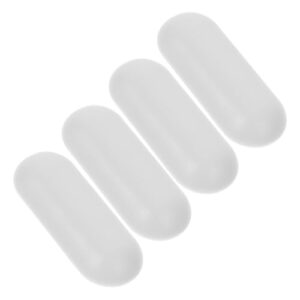 gadpiparty 4pcs toilet seat gasket bidet bumpers toilet seat bumper toilet cushioning pads silicone toilet lid bumper toilet gaskets toilet bumper pads toilet buffer pads plastic light grey