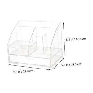 Outanaya Acrylic Desk Drawer Clear Storage Organizer Jewelry Organizer Transparent Storage Drawers