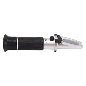 Sugar Refractometer, High Accuracy 10-30% Compact Portable Aluminum Brix Meter, Handheld Refractometer for Other Sugary Drinks