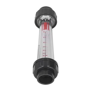 Water Meter, Liquid Meter High Accuracy ABS Plastic Tube Design 0.6‑6mh Water Flowmeter