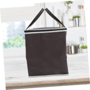 BUGUUYO Crock Insulated Bag Bags Insulated Shopping Bag Picnic Insulated Bag Insulated Freezer Bag Catering Bag Grocery Tote Pizza Carrier Bag Insulated Tote Bag Pizza Bag Cloth Coffee