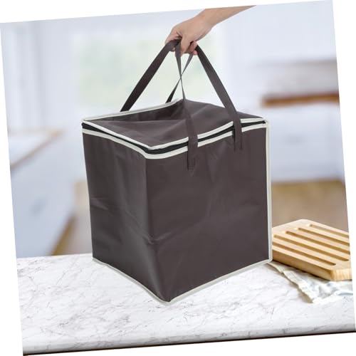 BUGUUYO Crock Insulated Bag Bags Insulated Shopping Bag Picnic Insulated Bag Insulated Freezer Bag Catering Bag Grocery Tote Pizza Carrier Bag Insulated Tote Bag Pizza Bag Cloth Coffee