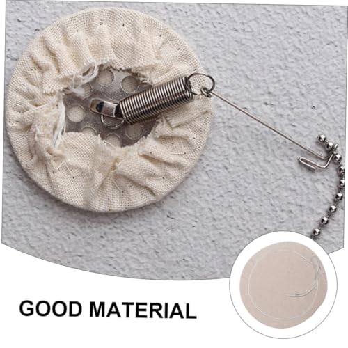 20pcs Coffee Pot Filter Cloth Tea Coffee Infuser Coffee Filter Supplies Syphon Coffee Brewer Siphon Coffee Filter Cotton Coffee Round Filter Cloth Espresso Cloth Filter Beige Unomor