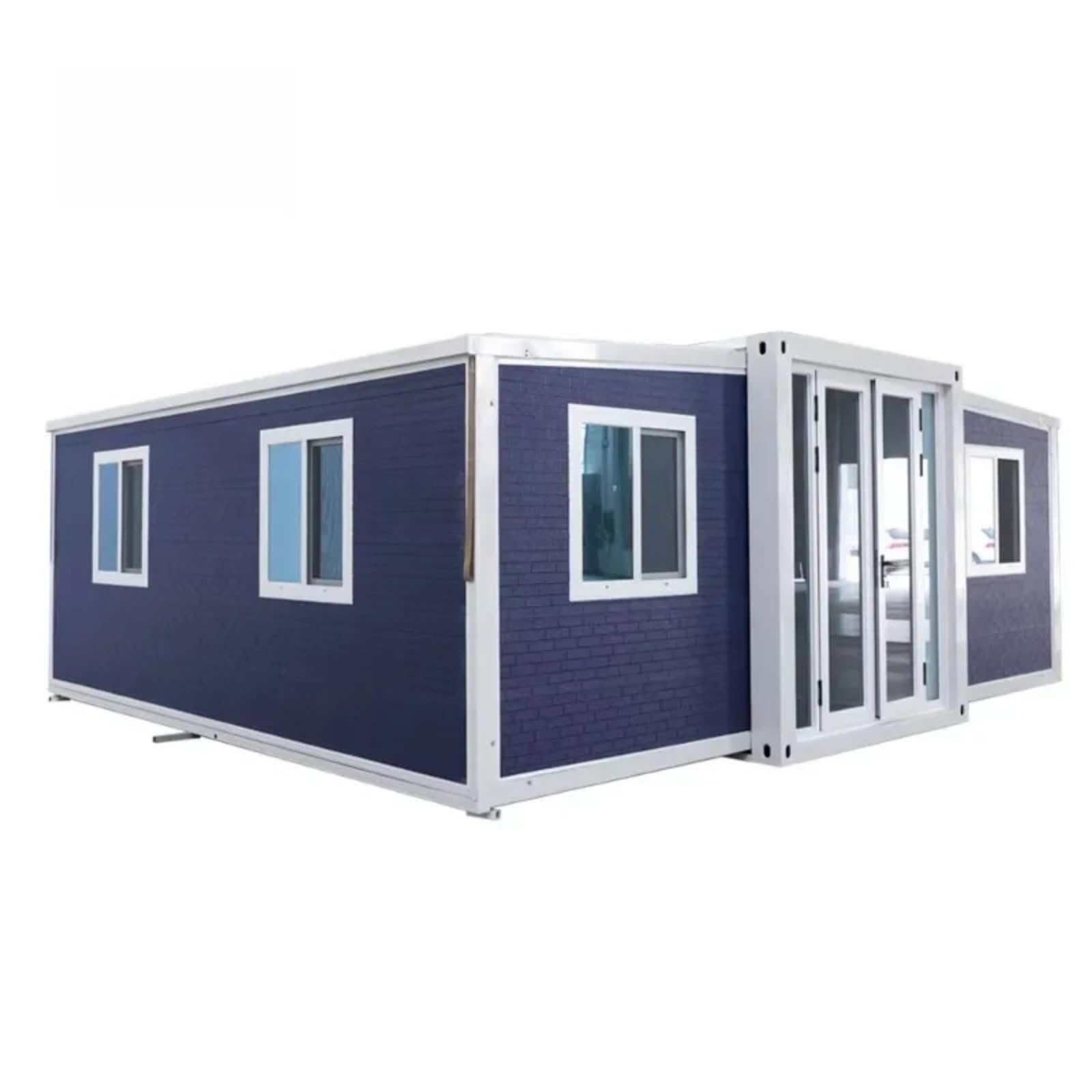 Modern Two Bedroom One Living Room One Bathroom Expandable Folding House Unique Design Manufactured with Steel-Factory Direct