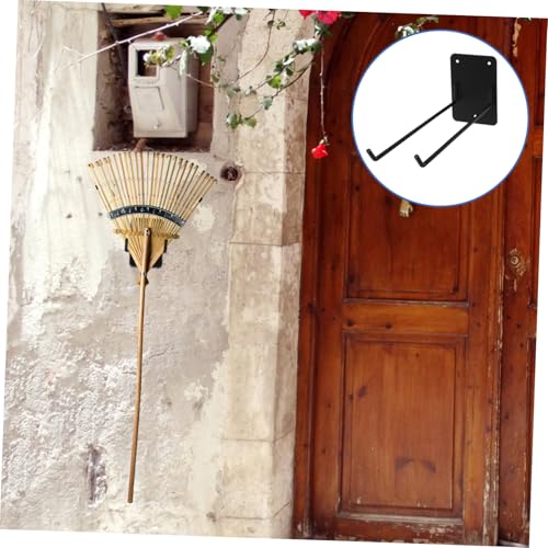 POPETPOP Garden Tool Rack Mop Rack Tool Holder Wall Mount Wall Eater Hanger Garage Wall Organizer Ladder Hooks Broom Hanger Garden Power Tool Hooks Wall Grass Trimmer Organizer