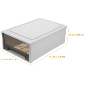 SEWACC Narrow Storage Drawers Plastic Storage Bins with Drawers Clothes Drawer Organizer Plastic Closet Storage Drawer