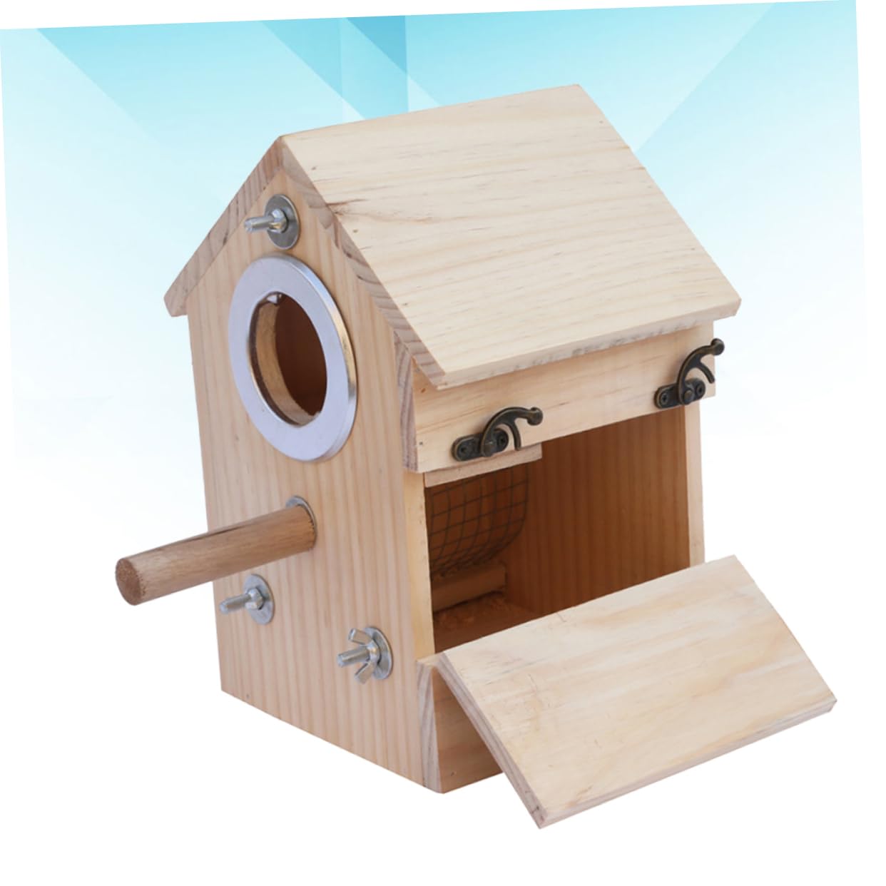 HANABASS Swallows Nest Bird Cage Decorative Bird Cage Bird Supplies Pet Bird Supplies Vertical Bird House Vertical Bird Nest Indoor Bird House Birdcage Bird House for Small Birds Wooden