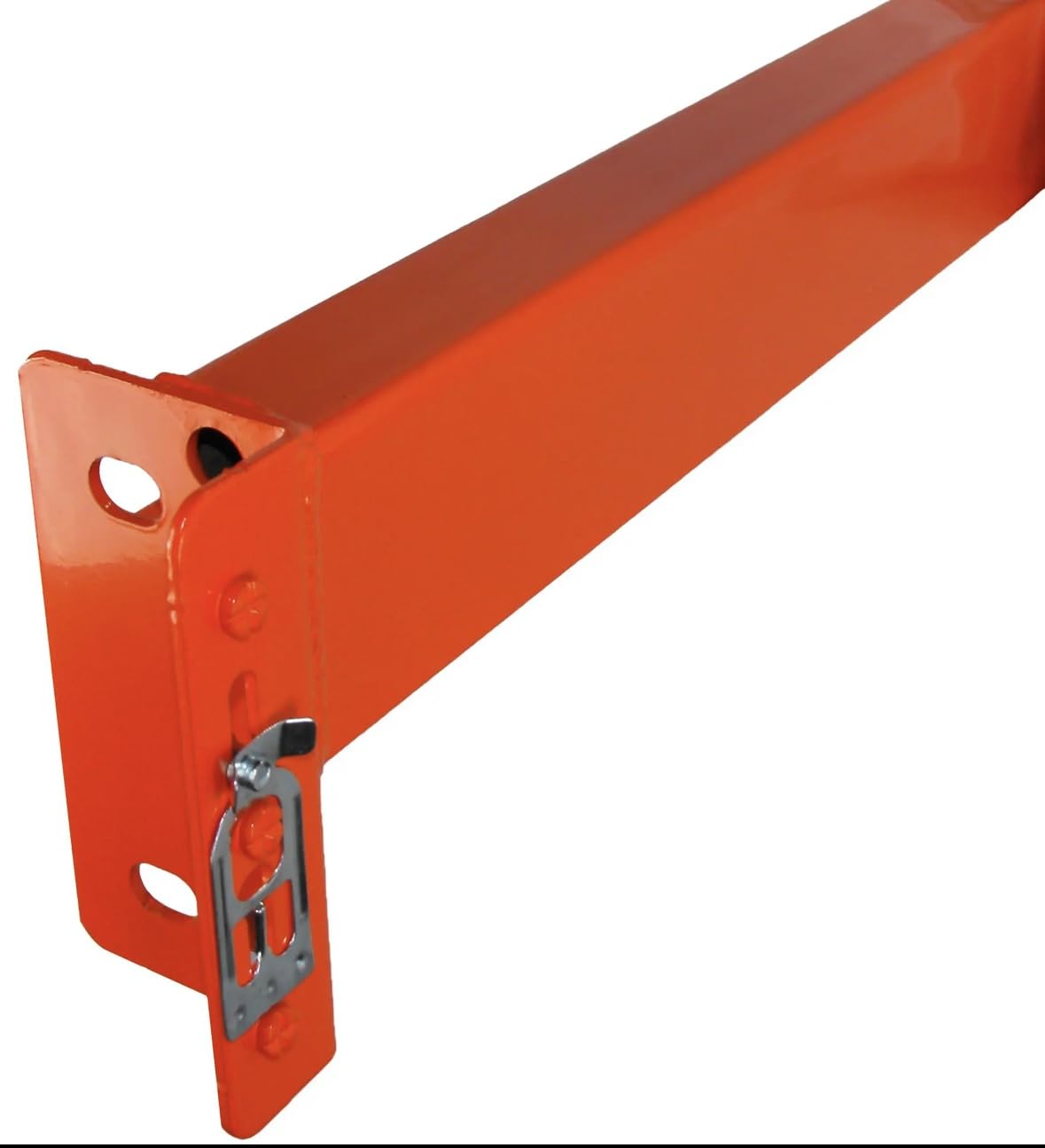 OCMH Inc - 4 ft. Pallet Rack Beam (Set of 2) - 4” H x 48” L - 6500 lb Capacity - Teardrop Style