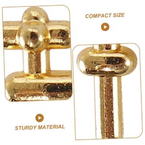 HANABASS Mini Faucet Ornaments Decor Miniature Faucet Sink Faucet Model Prop Doll House Prop Festival Tiny Faucet Doll House Accessories Mini House Sink Faucet Ornament Plastic Golden