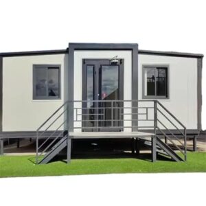 wholesale china portable detachable luxury folding container house black mobile prefab luxury home made of sandwich panel