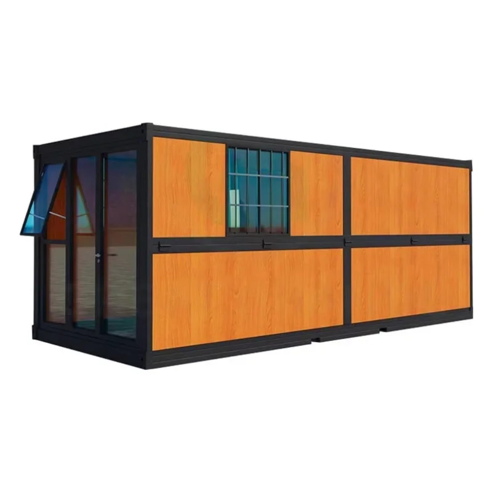 Custom 20ft 40ft Expandable Foldable Container House Prefab Bedroom Homes Folding Tiny Fold Out House