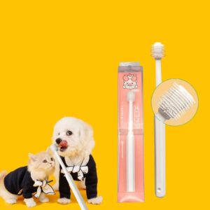 ljhnba Puppy Toothbrush Toothbrush 360Degree Pet Toothbrush Dog Toothbrush Dog Hygienes Dog Teeth Toothbrush