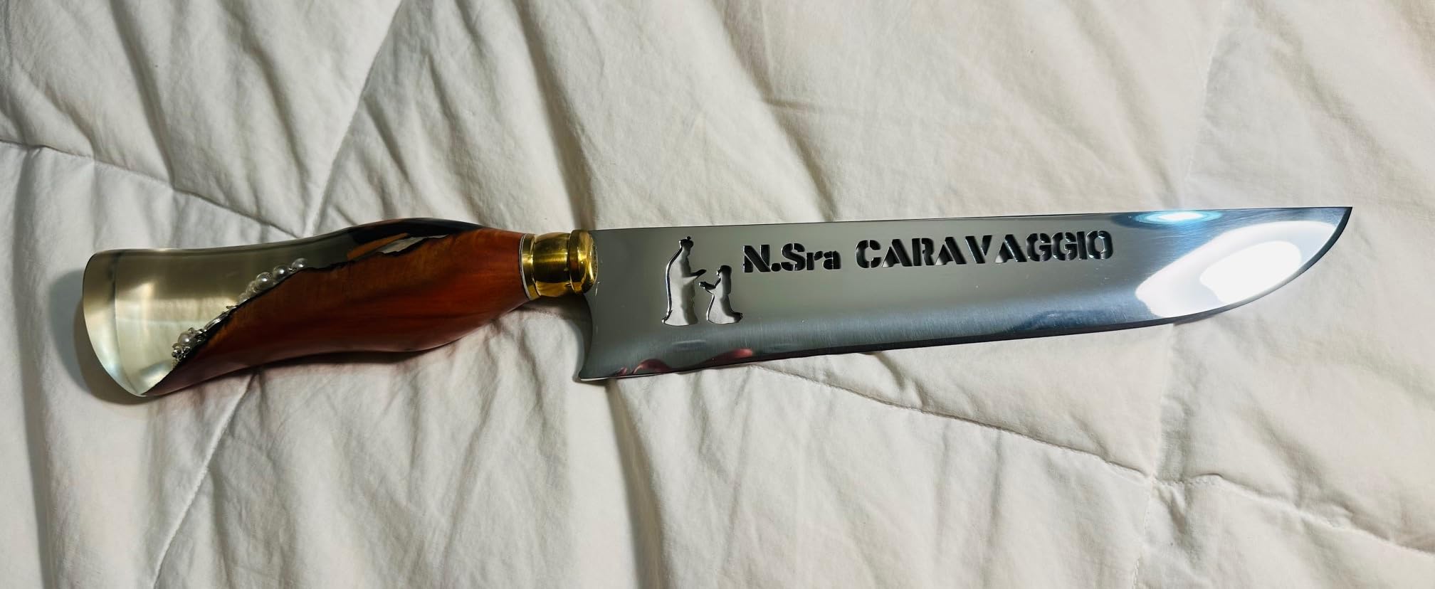 N Sra. Caravaggio Knife - Made in Brazil - Silver Knife