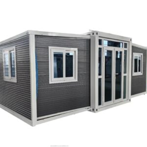 customized prefab steel frame house mobile prefab expandable container house with full bathroom kitchen 2 bedrooms