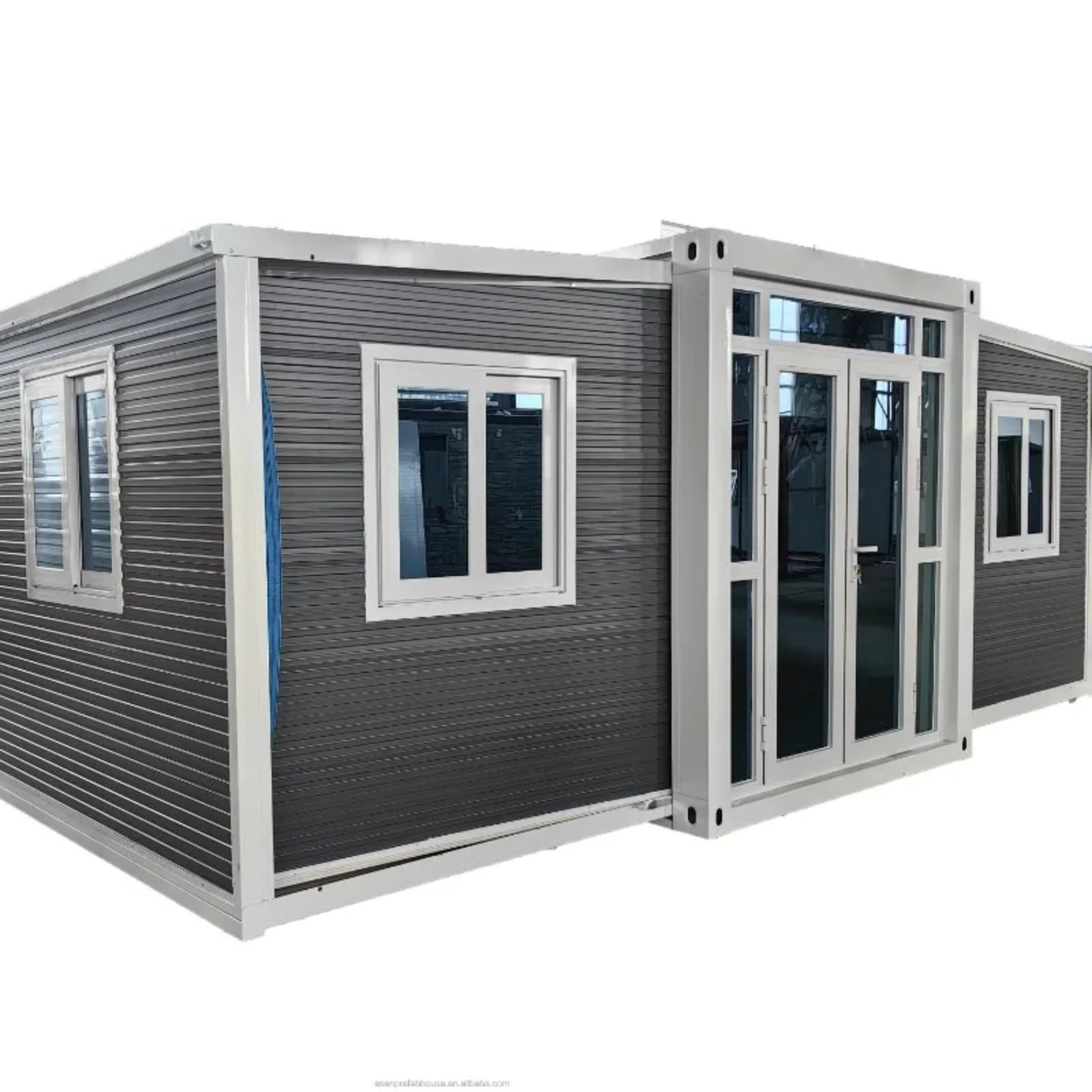 Customized Prefab Steel Frame House Mobile Prefab Expandable Container House with Full Bathroom Kitchen 2 Bedrooms