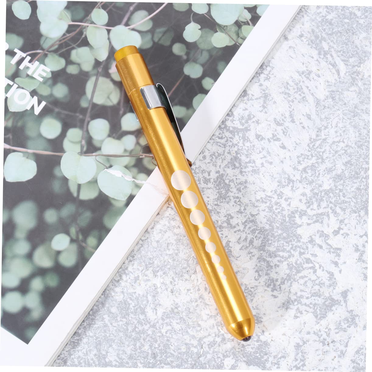 Mobestech Accessories Pen Torch Cases Cute Medical Rechargeable Pen Light LED Pen Props Yellow