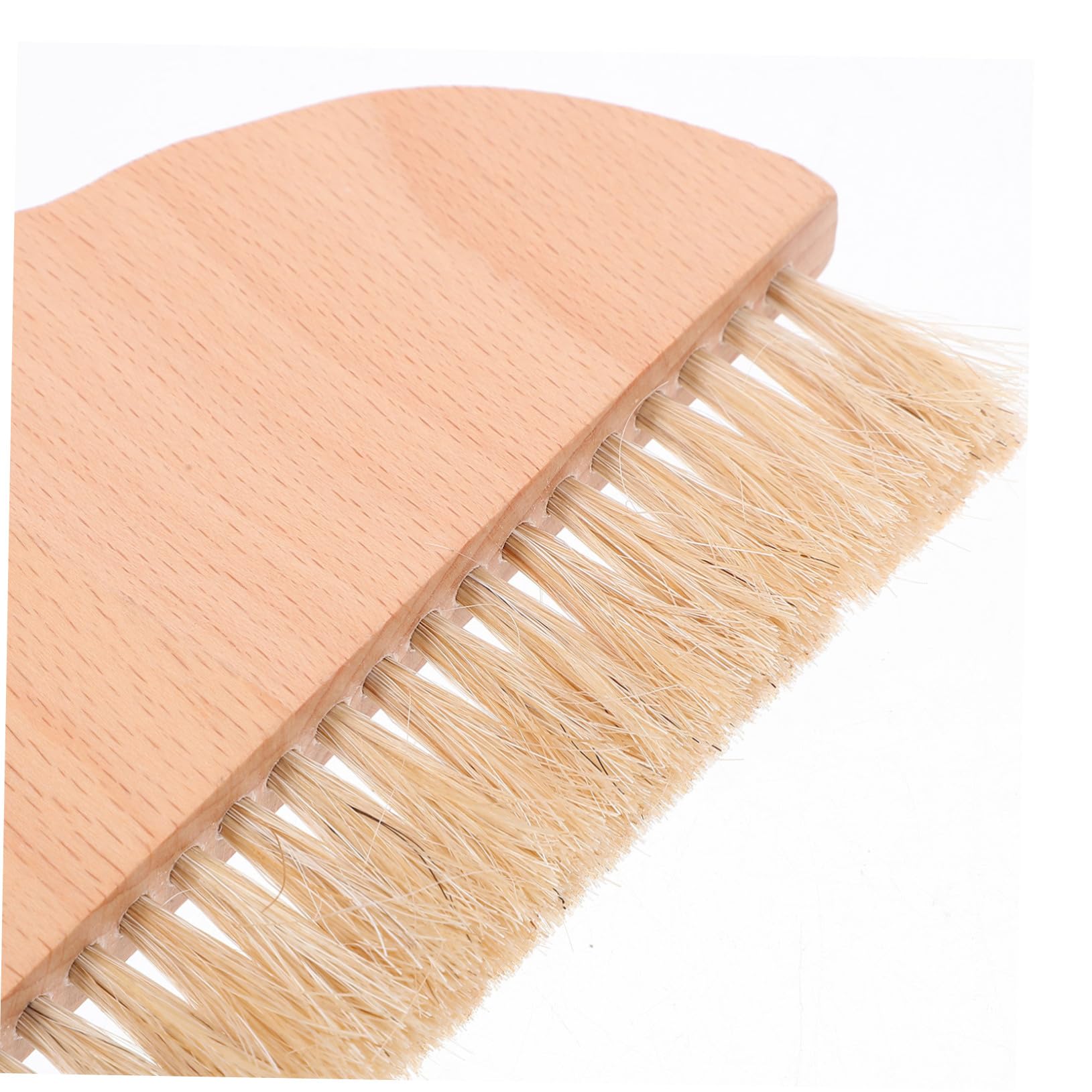 TOKIDNY 1 Set Dustpan Brush Crevice Cleaning Tools Brush Dustpan Window Gaps Broom Mini Hand Broom and Dustpan Mustache Hand Broom Cat Litter Cleaning Broom Keyboard Broom Car White Wooden