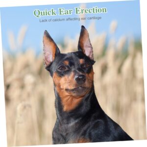 BUGUUYO 3 Sets Ear Erector Dog Ear Fixed Support Dog Headphones Ear Stand up Support Puppy Ear Standing Tape Dog Buttons Ear Finger Wipes for Dogs Ear Wipes for Dogs Bells for Dogs Plastic