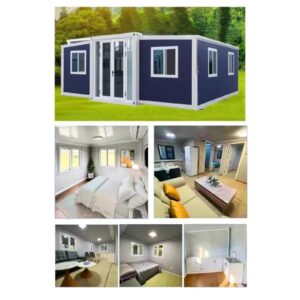 Modern Two Bedroom One Living Room One Bathroom Expandable Folding House Unique Design Manufactured with Steel-Factory Direct