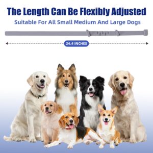 Calming Collar for Dogs 4 Packs,Dog Calming Collar,Pheromone Collar for Dogs,Relief Anxiety Stress Separation,Lasts 60 Days,25 Inches Size Flexible Adjustable, for All Small Medium and Large Dog