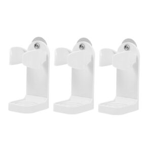 besportble 3pcs parrot fruit shelf bird cage supplies bird cage fruit clips bird vegetable holder bird vegetable fruit bird food fruits basket pet parrot vegetable fixing clips white plastic