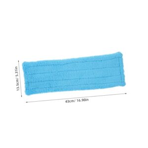 Outanaya 2pcs Mop Refill Mop Sponge Pad Alda Flat Mop and Bucket Floor Mops Commercial Mop Sanitary Napkin Moppe Floor Cleaning Tool Mop Head Cap Vassevirgin Blue