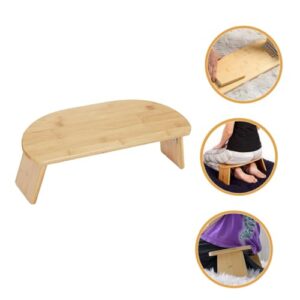 BELLIFFY Meditation Stool Foldable Stool Kneel Mat Stool Zen Small Stool Household Stool Yoga Seat Stool for Meditation Zen Stools Kneeling Bench Non-Skid Stool Kneel Stool