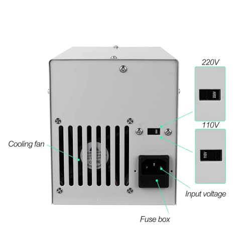 DC Power Supply, Digital Adjustable Lab Test Linear Power Source, PS-305D, 30V 5A