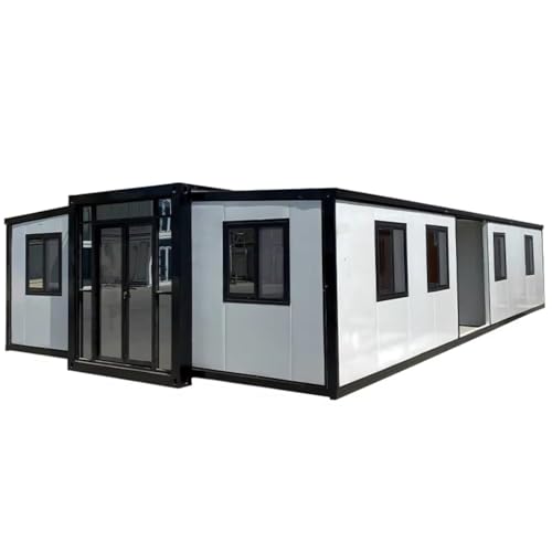 40ft Expandable Folding House Prefabricated Support Custom Expandable Container House 3 Bedrooms Foldable Container House Mobile Expandable Prefab House for Hotel