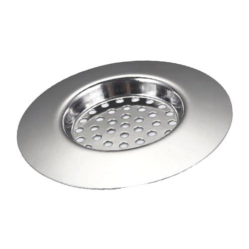 Bathroom Sink Drain Strainer Stainless Steel Bathtub Shower Drain Filter Basket Hair Catcher for Kitchen Laundry Floor