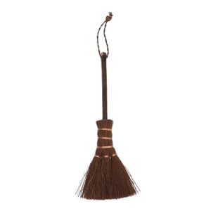 outanaya 1pc brown silk broom decor mustache hand broom cleaning an fittings palm broom tea cup cleaner keyboard accessories fireplace accessories small straw broom brush adorable broom