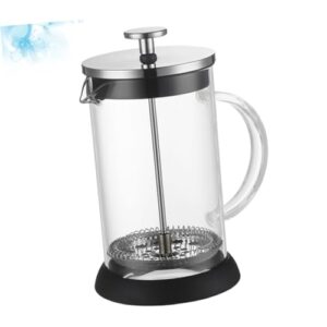 SHOWERORO 1pc Filter Teapot Manual Espresso Machines Manual Coffee Appliance Fashion Coffee Pot Stainless Tea Kettle Tea Strainer Coffee Maker Coffee Machine Heat Resistant Coffee Pot Black