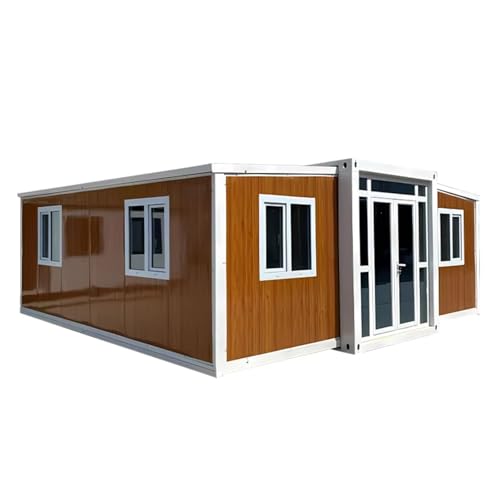 40ft Expandable Folding House Prefabricated Support Custom Expandable Container House 3 Bedrooms Foldable Container House Mobile Expandable Prefab House for Hotel