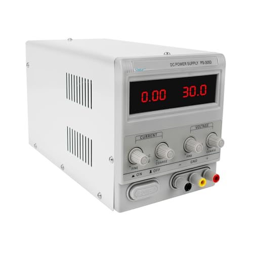 DC Power Supply, Digital Adjustable Lab Test Linear Power Source, PS-305D, 30V 5A