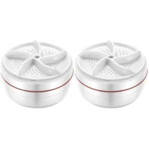 2pcs mini washing machine mini washer lavadora mini portable washing machine travel washer portable dishwasher portable washers clothes washer portable washer machine plastic white yardenfun