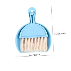 KOMBIUDA 3 Sets Desktop Fan Broom Mini Sweeper Multi Functional Cleaning Brush Sweeper Broom Table Crumb Brush Computer Keyboard Mini Broom Keyboard Cleaning Brush Mini Hand Broom Mini Desk