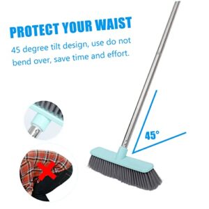 BUTIFULSIC 1pc Cleaning Floor Brush Tiles Cleaning Floor Brooms Rug Scrubber for Carpet Home Cleaning Mop Bathroom Floor Brush Reach Scrubber Brush Dust Mop Green Abs