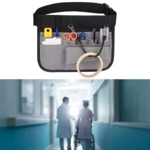 MESSTIME Nurse Fanny Pack Large Capacity Multiple Slots Waterproof 600D Oxford Cloth Waist Bag for Medicine Supplies