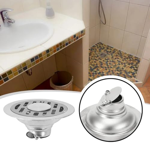 Stainless Steel Floor Drains Drainer Shower Strainer Cover Bathtub Ground Leakage Kitchen Bathroom Hardware Accessorie 1Pcs(Single (Long))