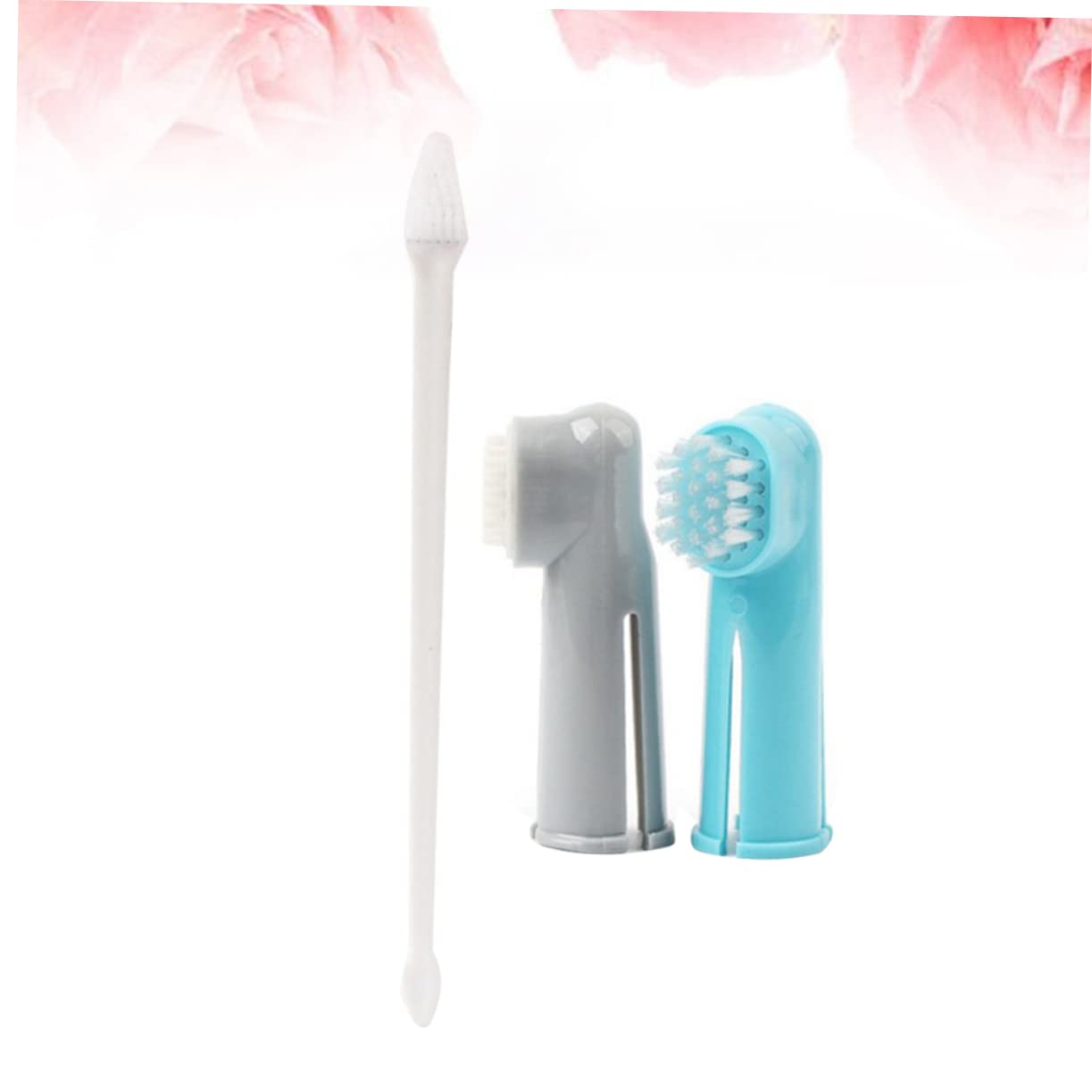 MERRYHAPY 4 Set Toothbrush for Dog Toothbrush for Tooth Brush Dog Toothbrush and Toothpaste Dog Tooth Brush Pet Dual Headed Toothbrushes Dog Finger Brush Pet Toothbrush Pet Finger Brush