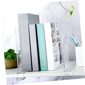 Levemolo 4pcs Clothes Board Storage Bin Drawers Clear Bookshelf Drawers for Clothes Wardrobe Dividers Clear Organizer Drawers Purse Shelves Closet Shelf Separator Shelf Divider