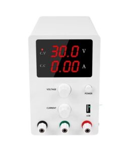 digital adjustable switching lab testing variable power supply, r-sps3010, 30v 10a dc, regulated power, usb interface