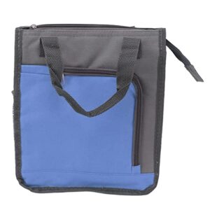 MESSTIME Insulated Refrigerated Bag Widened Handle Insulated Reusable Grocery Bag for Work Travel Hiking Food Delivery (Blue)