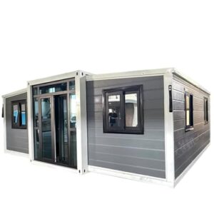 Folding Modular Container Home–2 Bedrooms with Kitchen, Ideal for Temporary Office Spaces and Recreational Living in Various Environments